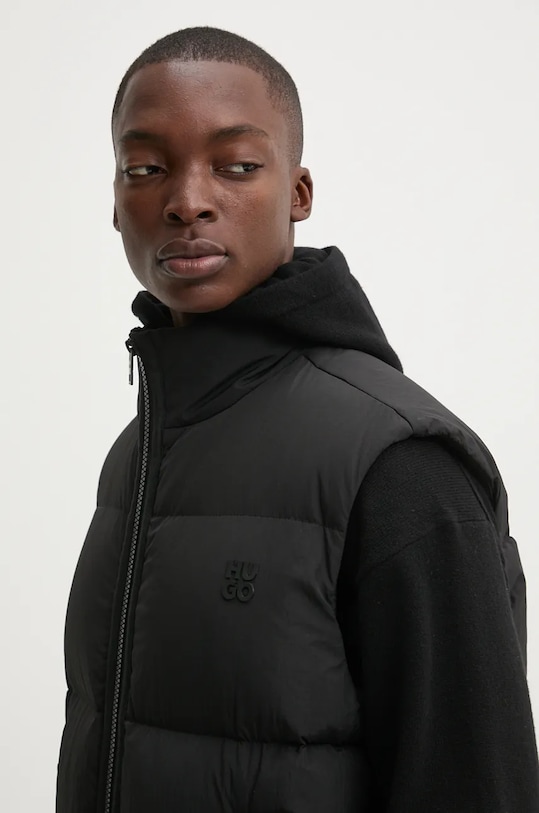 Αμάνικο από πούπουλα HUGO μαύρο 50522242