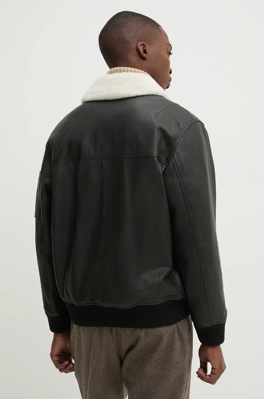 Oblečení Kožená bunda HUGO 50521030 černá