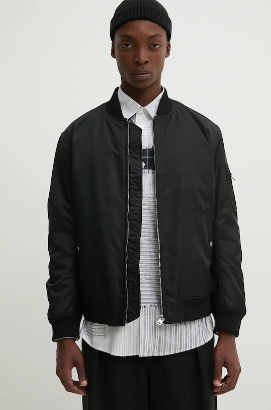 Bomber bunda HUGO s podšívkou černá 50521456