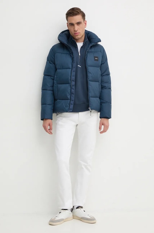 Bunda Calvin Klein K10K113476 modrá AW24