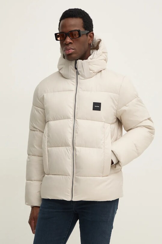 Calvin Klein kurtka pozostałe beżowy K10K113476