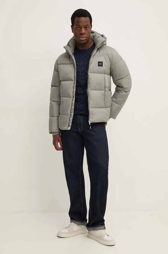 Bunda Calvin Klein K10K113476 sivá AW24