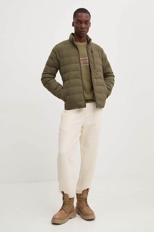 G-Star geacă Foundation Liner D24276.D518 verde AW25