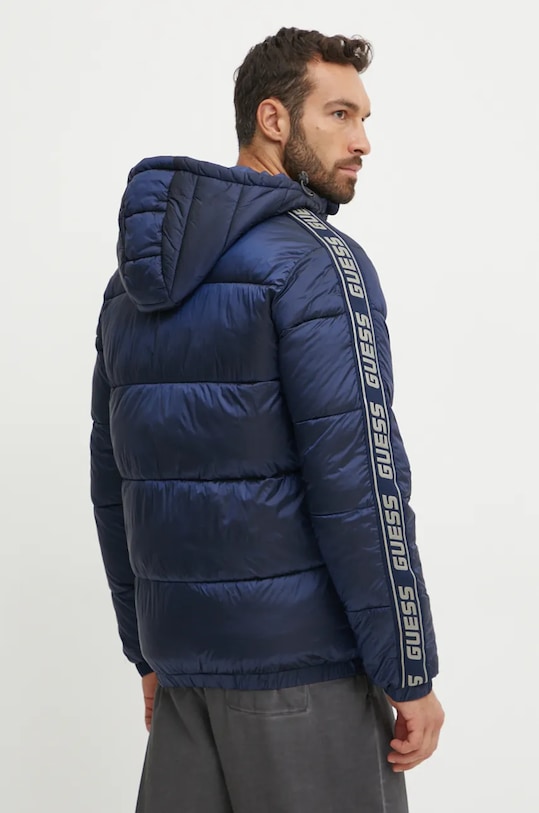 Ρούχα Μπουφάν Guess ARLO Z4BL08.WO06I σκούρο μπλε