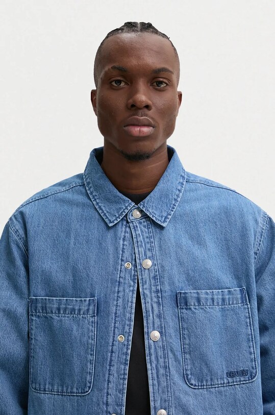 Levi's kurtka jeansowa dwustronna A8553 niebieski