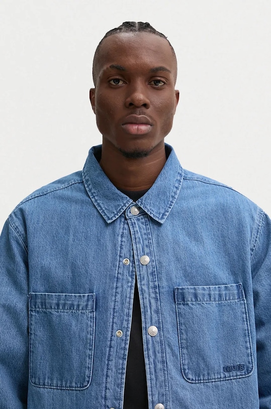 Obojstranná džínsová bunda Levi's A8553 modrá