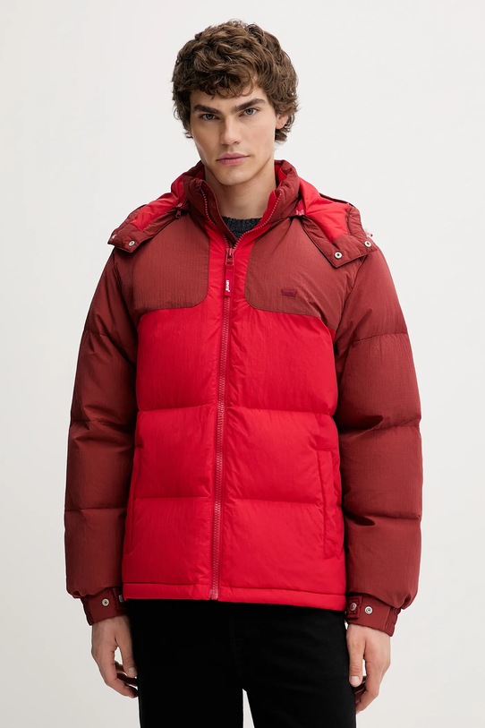 Levi's geacă de puf cu captuseala rosu A8557