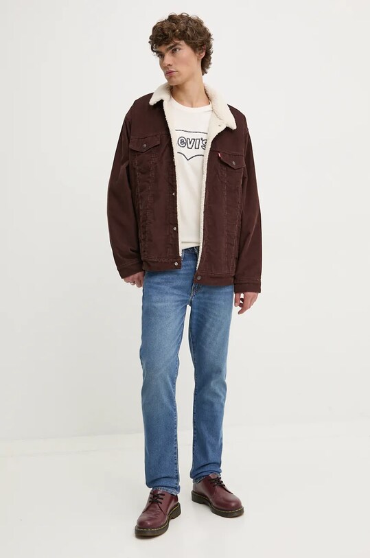 Levi's kordbársony kabát A5784 barna AW24