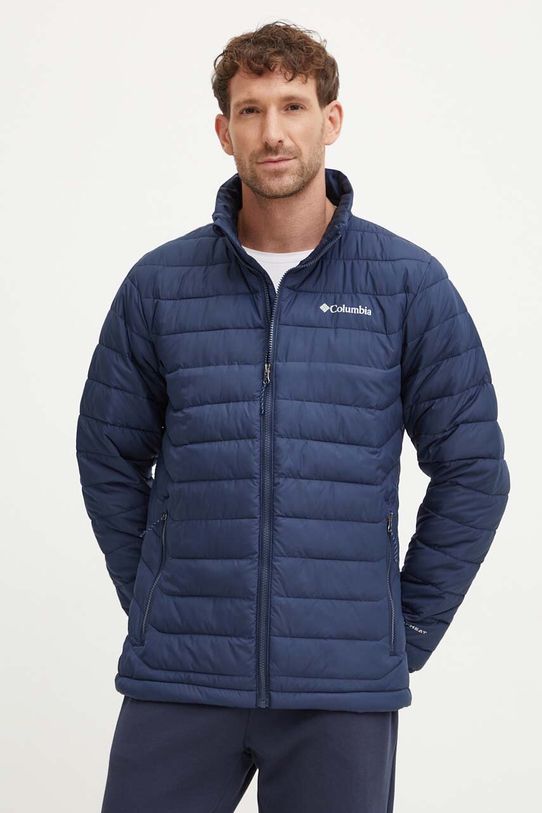 Columbia kurtka sportowa Powder Lite II bez kaptura granatowy 2086964