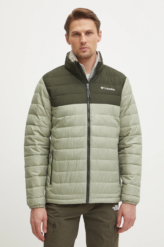 Columbia kurtka sportowa Powder Lite II bez kaptura zielony 2086964