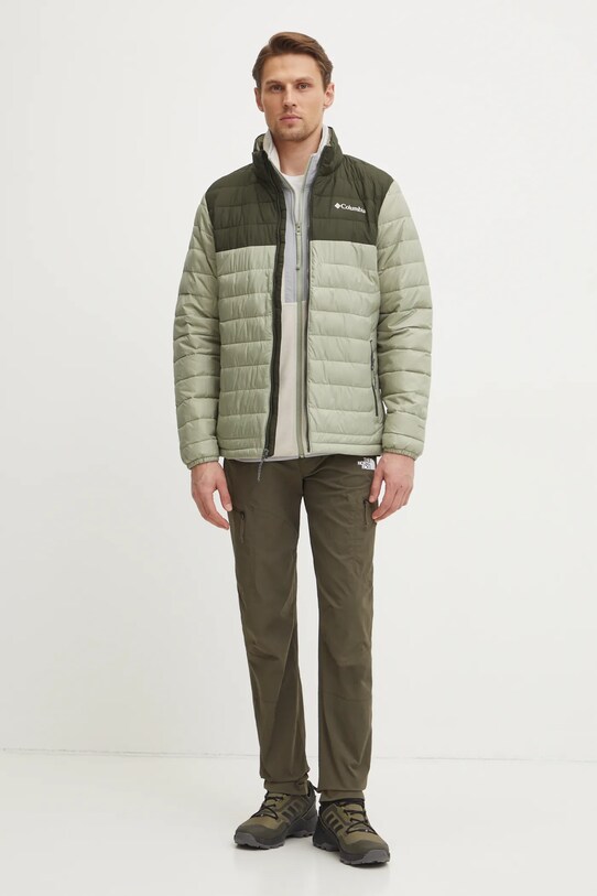 Columbia geaca sport Powder Lite II 2086964 verde AW24