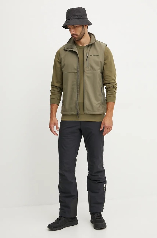 Sportovní vesta Columbia Ascender 2090474 zelená AW24