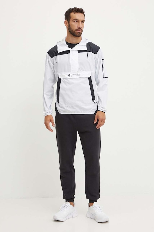 Μπουφάν Columbia Challenger Windbreaker 2091001 λευκό AW24