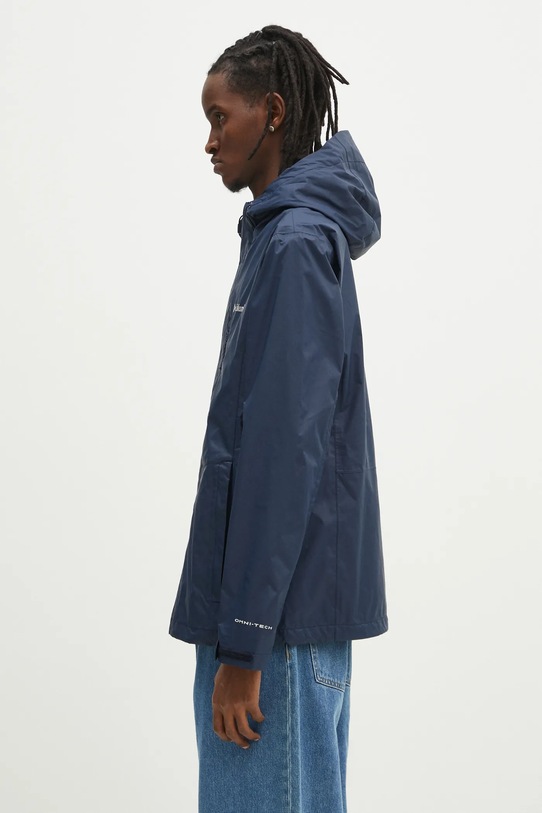 Columbia giacca impermeabile Pouring Adventure 2117171 blu navy SS25