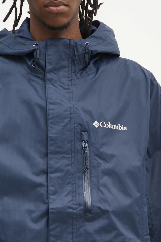 Columbia rain jacket Pouring Adventure navy 2117171