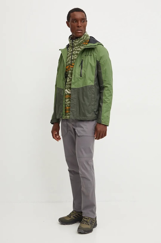 Дождевик Columbia Pouring Adventure 2117171 зелёный SS25