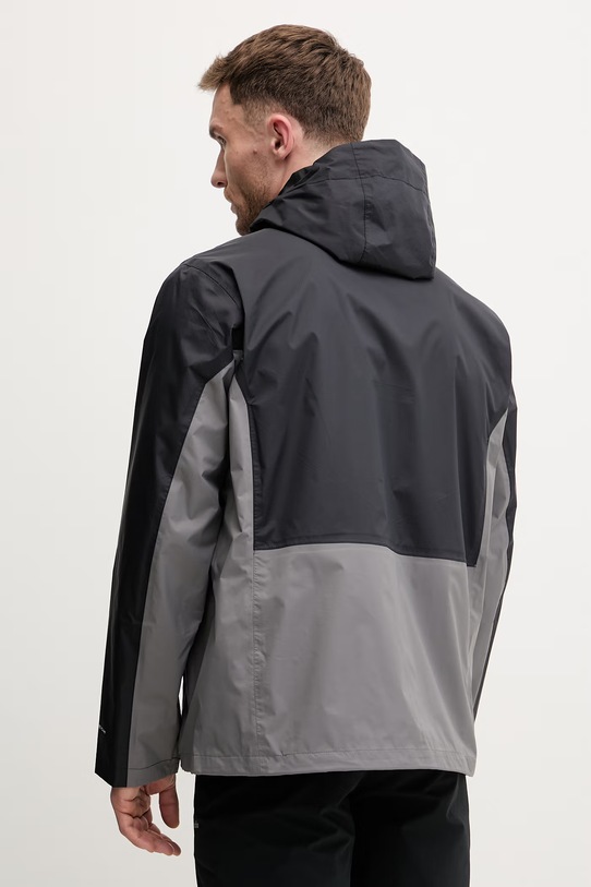 Odzież Columbia kurtka przeciwdeszczowa Pouring Adventure 2117171 szary