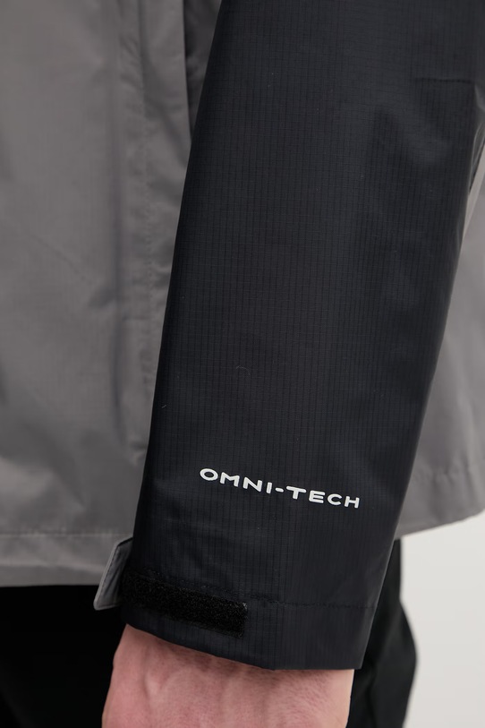 Columbia kurtka przeciwdeszczowa Pouring Adventure 2117171 szary