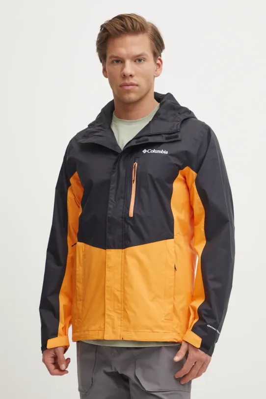 Дождевик Columbia Pouring Adventure с подкладкой чёрный 2117171