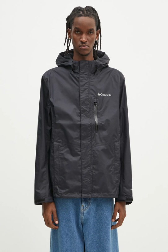 Nepromokavá bunda Columbia Pouring Adventure nezateplené černá 2117171