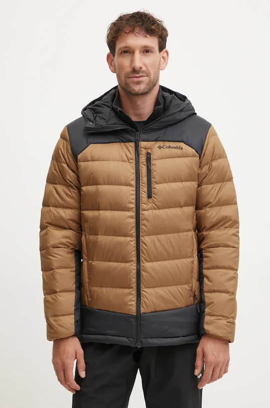 Columbia geaca sport din puf Autumn Park cu captuseala maro 2086144