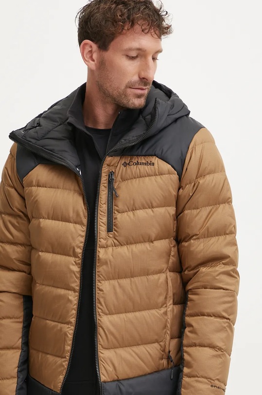 Columbia geaca sport din puf Autumn Park maro 2086144