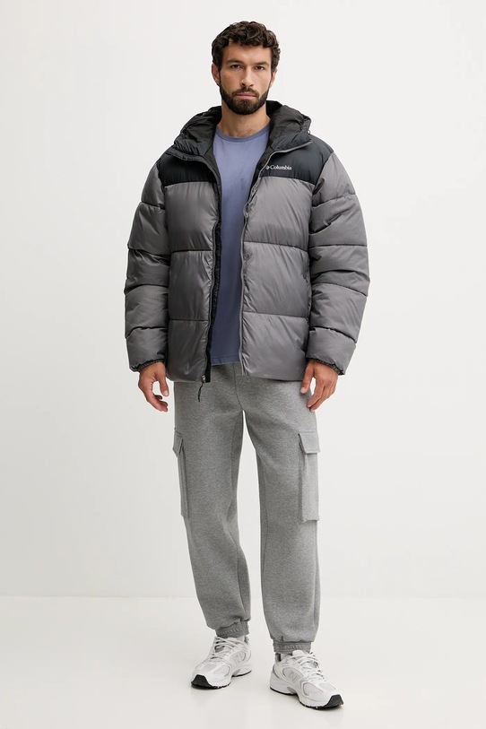 Bunda Columbia Puffect 2086851 šedá AW25