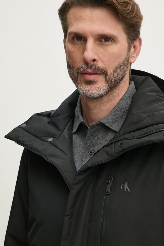 Μπουφάν Calvin Klein Jeans μαύρο J30J326085