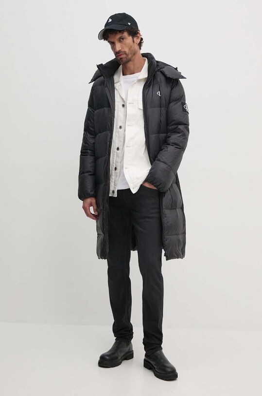 Péřová bunda Calvin Klein Jeans J30J326102 černá AW24