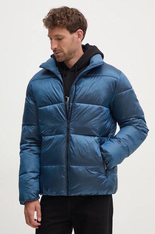 Calvin Klein Jeans kurtka bez kaptura niebieski J30J326097