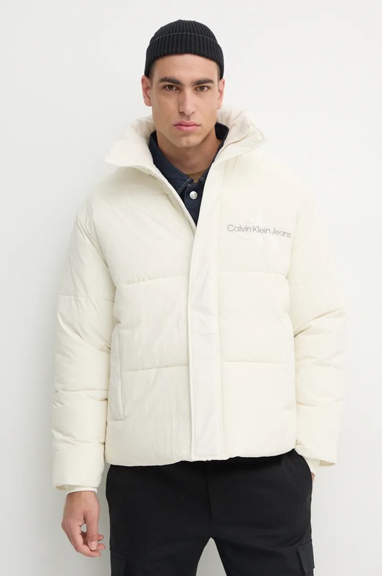 Calvin Klein Jeans kurtka bez kaptura beżowy J30J326101