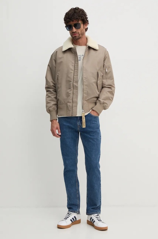 Bunda Calvin Klein Jeans J30J326108 béžová AW24