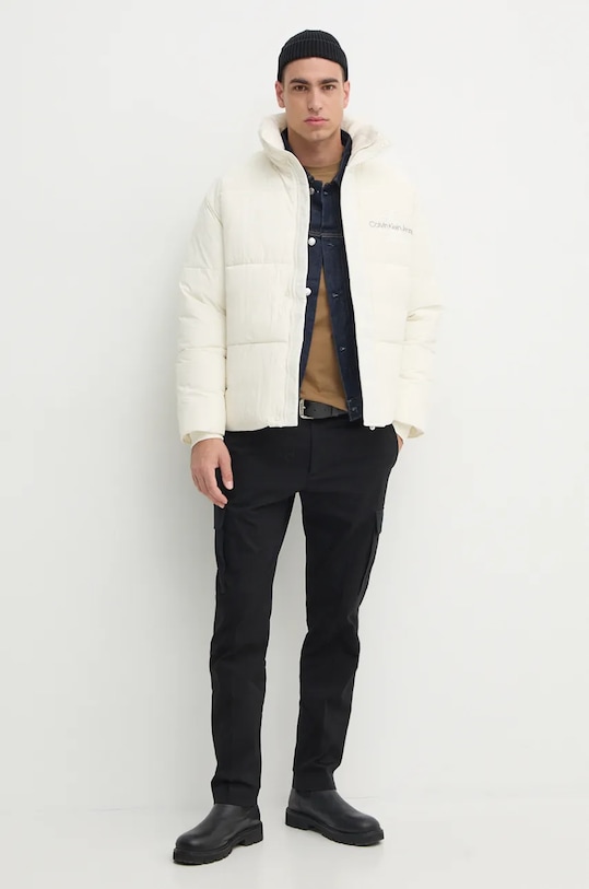 Calvin Klein Jeans geacă din denim J30J326391 bleumarin AW24