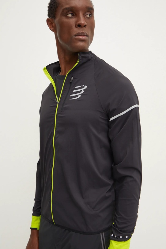 Ветровка Compressport Hurricane черен AJVM307