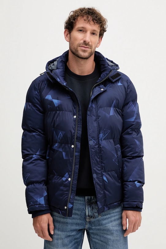 Bunda Guess zateplené tmavomodrá M4BL21.WGJ42