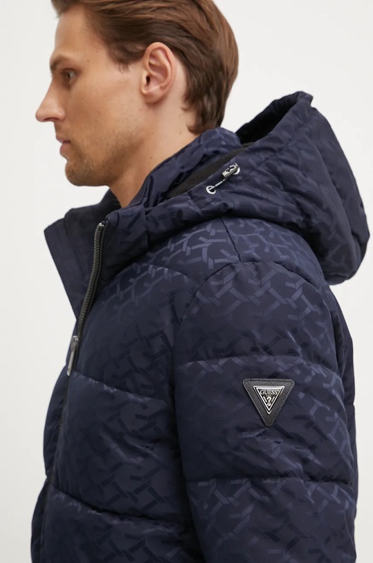 Bunda Guess MONOGRAM M4BL42.WG9L2 tmavomodrá
