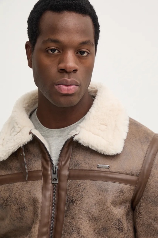 Guess kurtka AVIATOR brązowy M4BL36.WGJK0