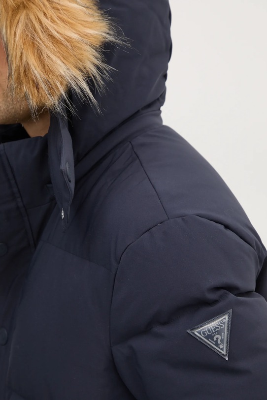 Pernata jakna Guess M4BL53.WG7X2 mornarsko plava