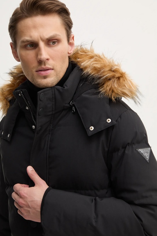 Péřová bunda Guess černá M4BL53.WG7X2