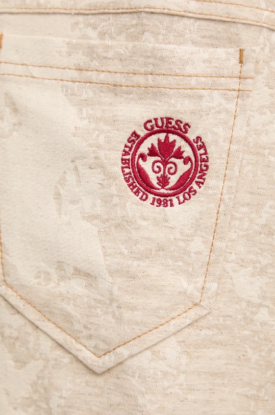 Guess koszula z domieszką lnu M4BH57.WGKA0 beżowy