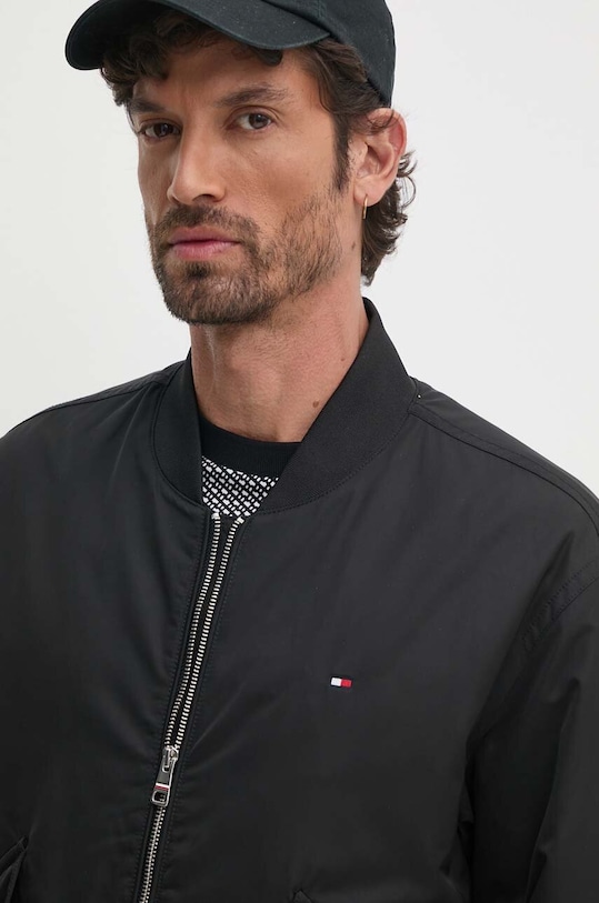Bomber bunda Tommy Hilfiger černá MW0MW36592
