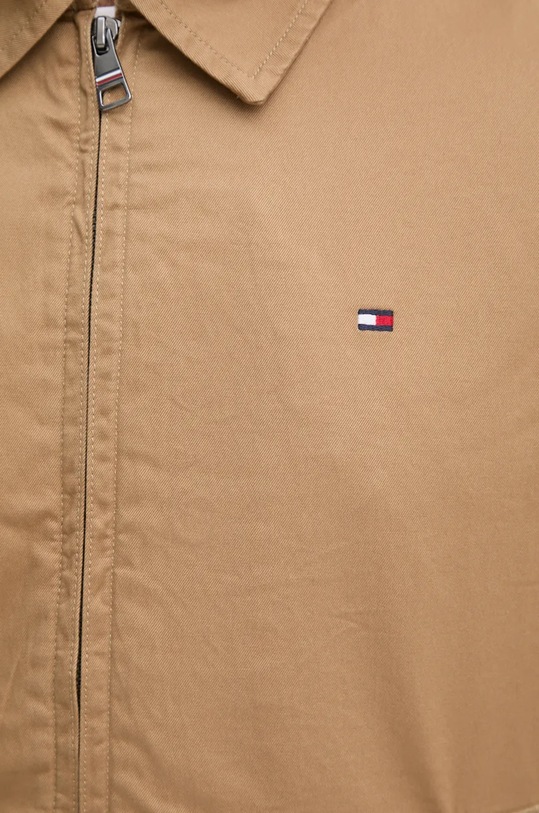 Bavlněná bunda Tommy Hilfiger MW0MW36603 béžová