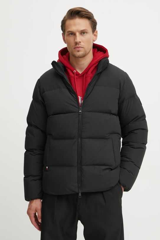 Tommy Hilfiger geaca de puf cu captuseala negru MW0MW36666