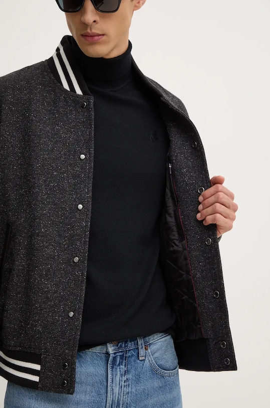 Tommy Hilfiger kurtka bomber wełniana MW0MW37030