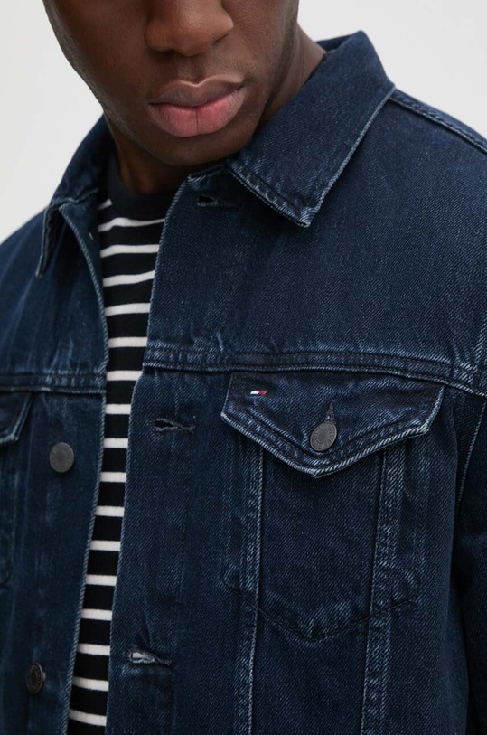 Rifľová bunda Tommy Hilfiger MW0MW37263 tmavomodrá