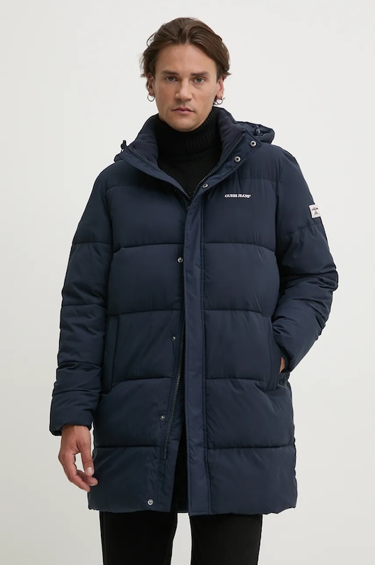 Bunda Guess Jeans zateplené tmavomodrá M4BL26.WGII2