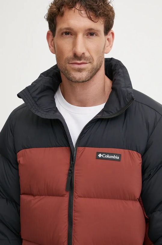 Columbia kurtka sportowa puchowa Bulo Point bordowy 2087961