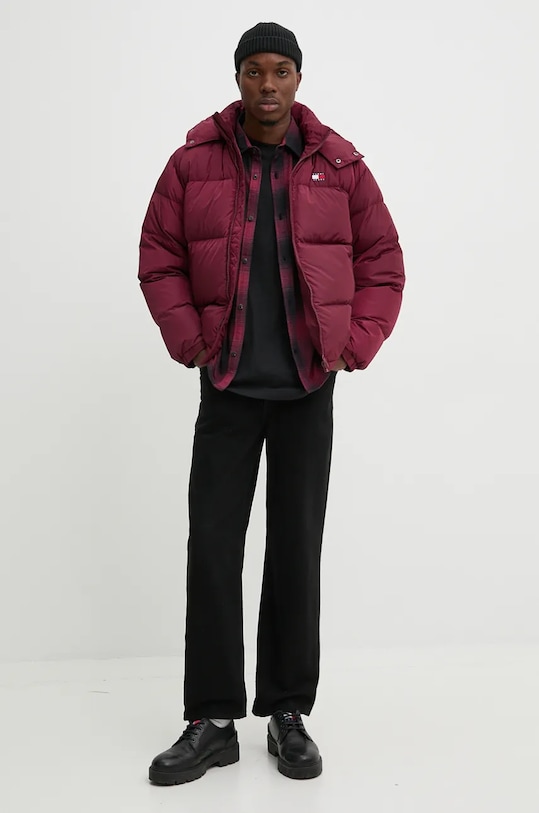 Пуховая куртка Tommy Jeans DM0DM19537 бордо NC24