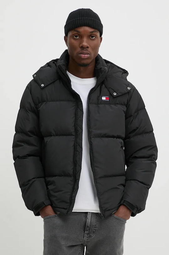 Пухено яке Tommy Jeans пух черен DM0DM19537