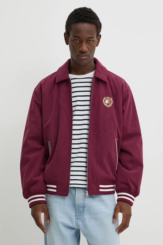 Bunda Tommy Jeans burgundské DM0DM19626